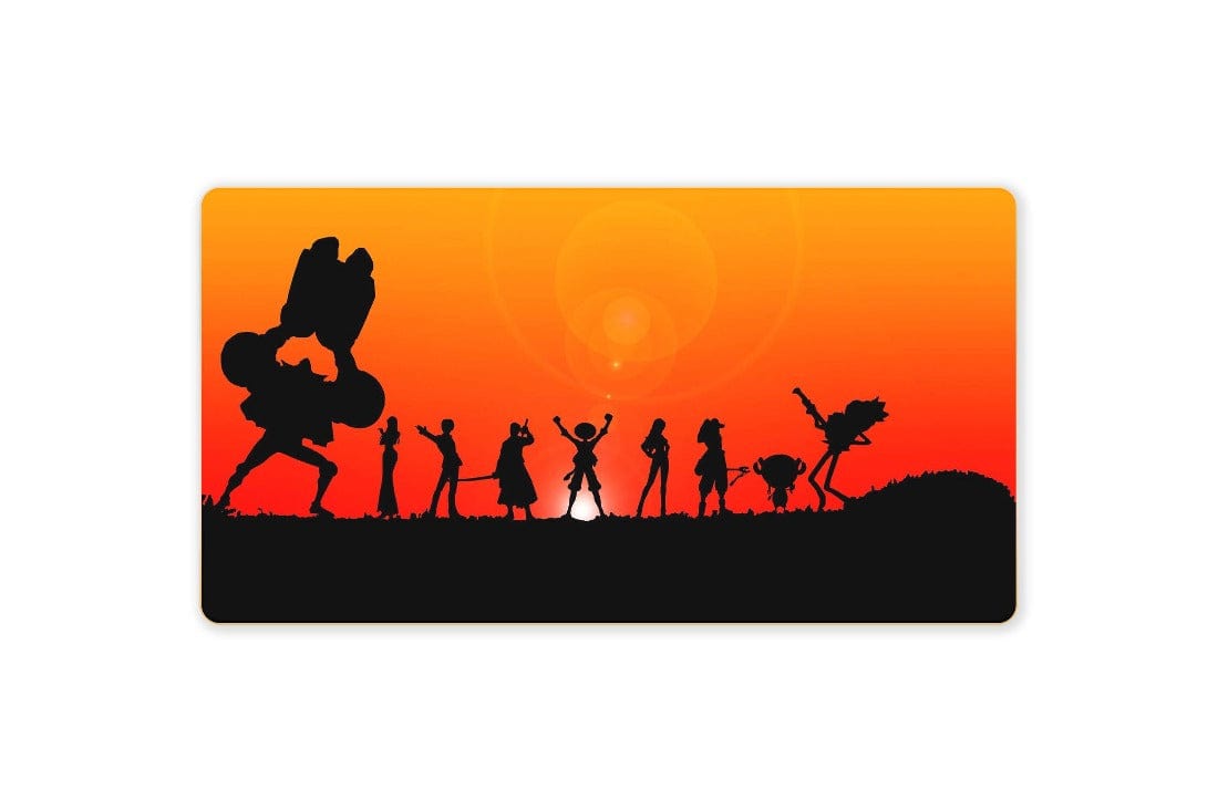 Straw Hats in The Orange Sky